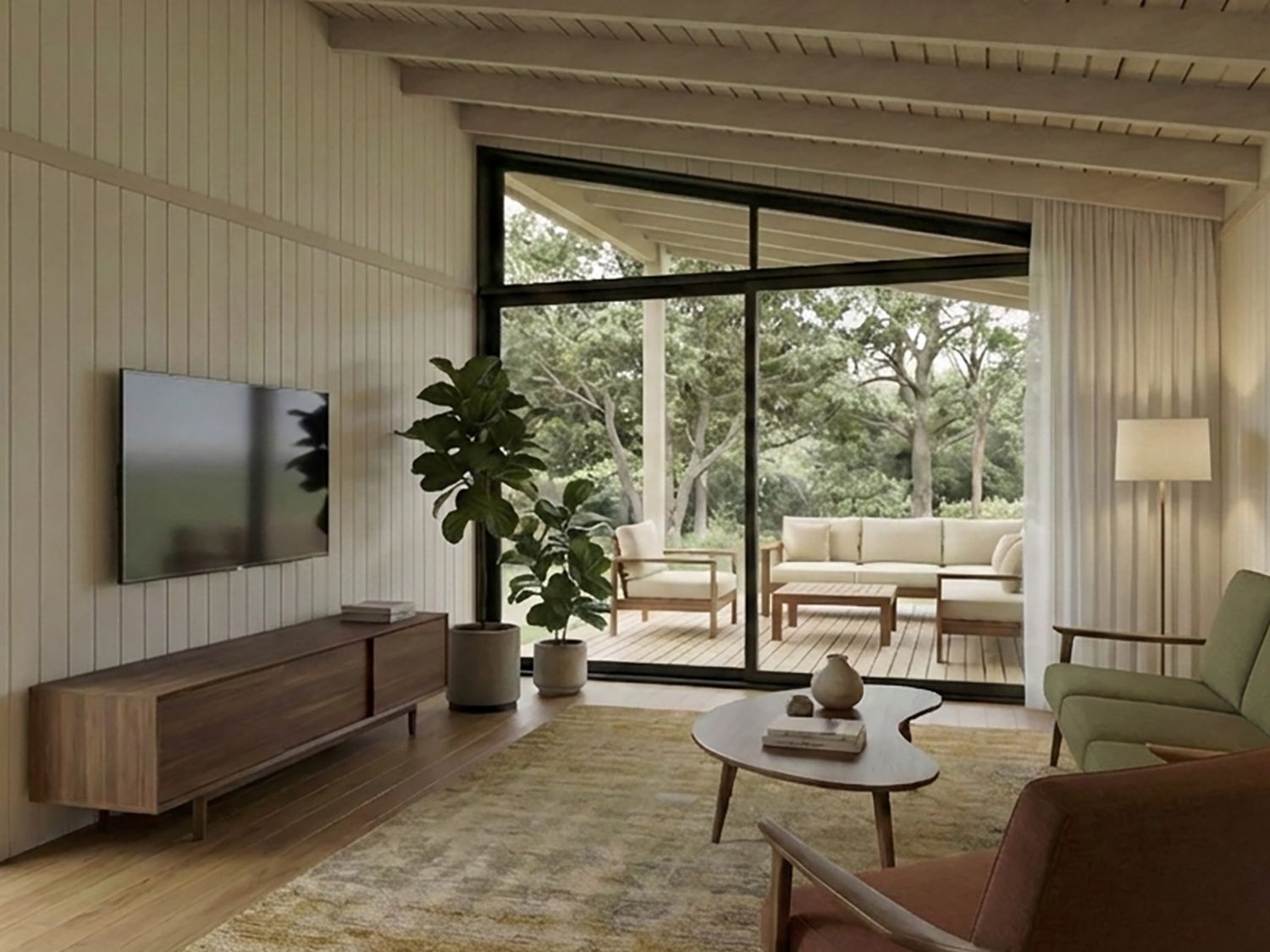 Interior of a lodge